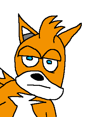 Tails as depicted within the first page of the comic.